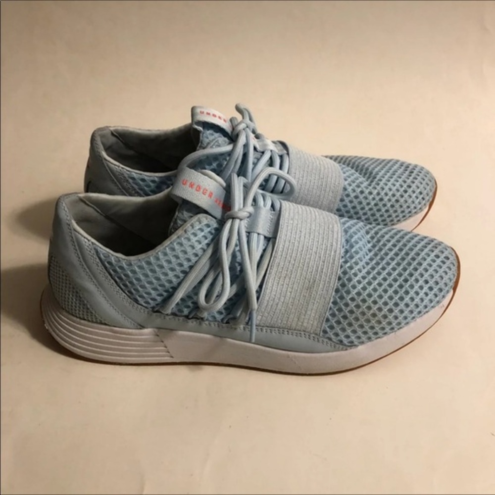 Under Armour Shoes Size‎ 10.5 Women’s Lace Up  Stain On Front